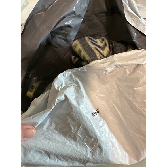 Vtg Alpaca WOOL blanket Peru large Peruvian throw warm seahawk color cabin - Picture 12 of 12